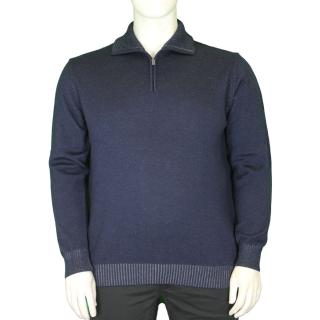 Re del Mare. men's plus size hinge polo shirt article 22.2604 blue