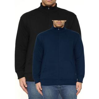 zip men jacket plus size. Maxfort article 34821 blu and black