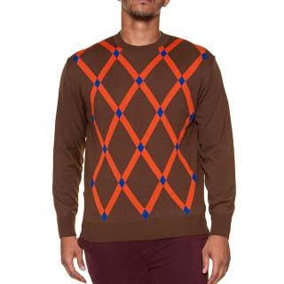 Maxfort. Sweater men's plus size article 23011 brown