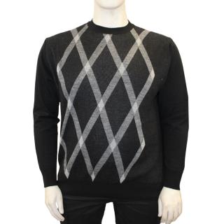 Maxfort. Sweater men's plus size article 23011 black