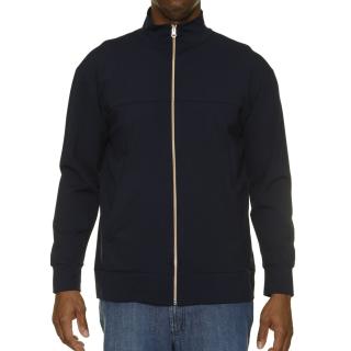 Maxfort jacket cardigan zip plus size man article 22805 blue