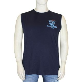 Tank top Maxfort  men's plus size sleeveless shirt 37615 blue