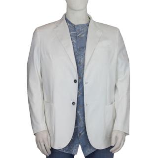 Maxfort.  Jacket men's plus size article Matisse white