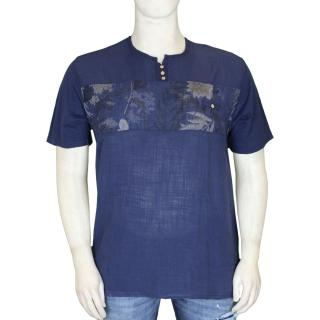 Maxfort T-shirt men's plus size article 2265 blue