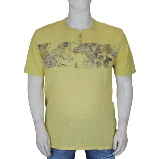 Maxfort T-shirt men's plus size article 2265 yellow
