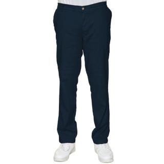 Maxfort men's plus size cotton/linen trousers 22602 blue