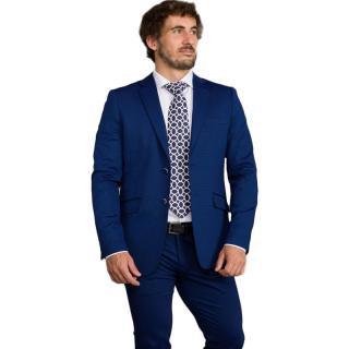 Lino Clemente complete plus size men's suit 20204 blue