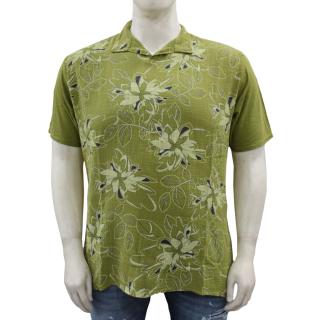 Maxfort T-shirt men's plus size article 37551 green