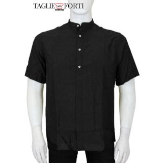 Maxfort shirt man short sleeve plus size  1263 black
