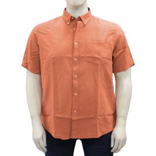 Maxfort shirt man short sleeve plus size  1262 orange