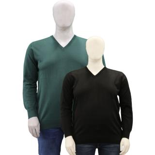 Mattia Sarti men's plus size wool blend pullover sweater article 541