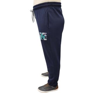Maxfort Easy Men's Plus Size Tracksuit trousers art. 2300 blue