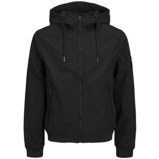 Jack & Jones men's plus size inside sweatshirt jacket 12236331 black