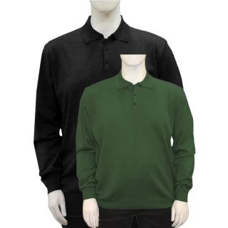 Mattia Sarti men's plus size polo shirt  article 542  black, green
