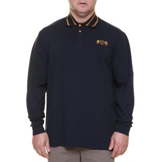 Maxfort men's plus size cotton polo shirt article 24094 blue