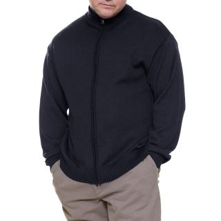Maxfort wool cardigan jacket plus size men article 24056 blue