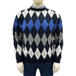 Maxfort. Sweater men's plus size article 5914 blue