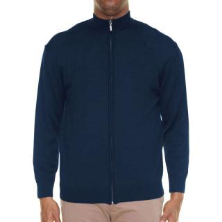 Maxfort wool cardigan jacket plus size men article 3333 blue/denim
