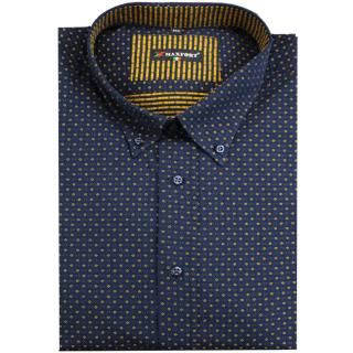 Maxfort men's plus size shirt article Ginestra blue