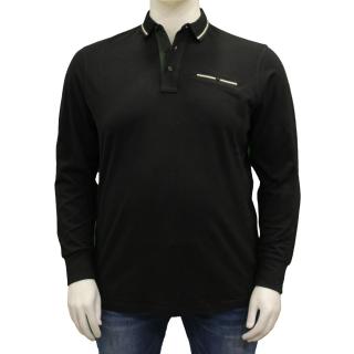 Maxfort Easy men's plus size cotton polo shirt article 2354 black