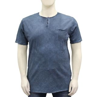 Maxfort T-shirt men's plus size article 39122 blue