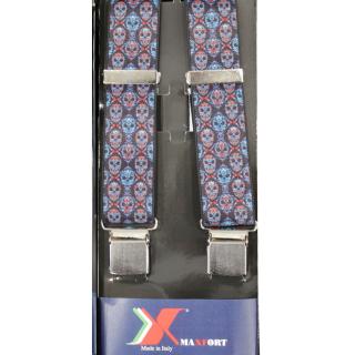 Maxfort. Elastic suspender with clip plus size man. Article black 2105