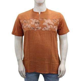 Maxfort Easy T-shirt men's plus size article 2461 rust color