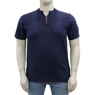 Maxfort T-shirt men's plus size article 39313 blue
