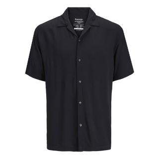 Jack & Jones men's shirt short sleeve plus size man article 12253716 black