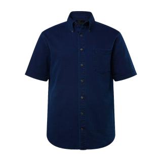 JP 1880 men's plus size cotton shirt 825471 blue