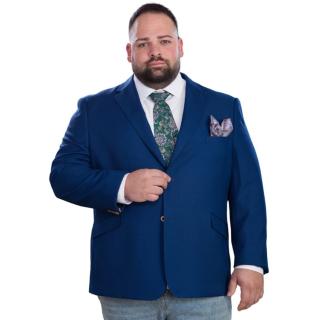 Lino Clemente plus size men's jacket 23169 blue