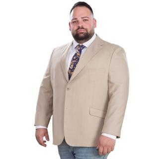 Lino Clemente plus size men's jacket 23169 beige