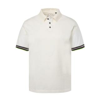 JP 1880 short sleeve cotton polo shirt 826168 white