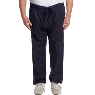 Maxfort Easy men's plus size cotton/linen trousers 2283 blue