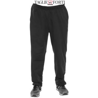 extra large men's pants jogging fit, with drawstring zagabria black