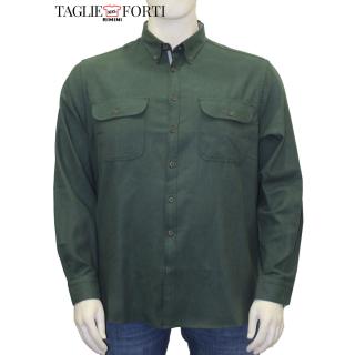 Maxfort. Shirt men's plus size 1761 green