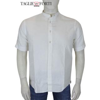 Maxfort shirt man short sleeve plus size  1263 white