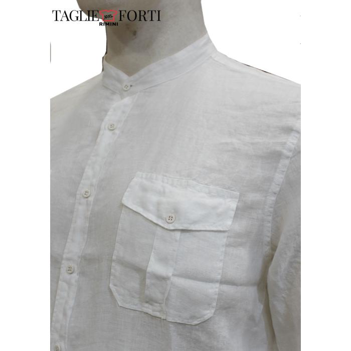 Maxfort men's long sleeve plus size shirt article lerici white - photo 1