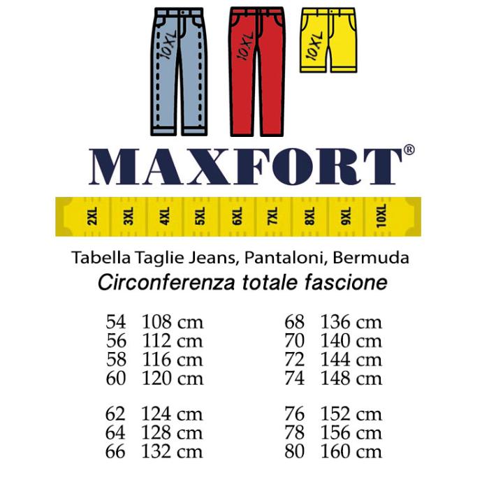 Maxfort Short man outsize trousers item 1813 blue - photo 3
