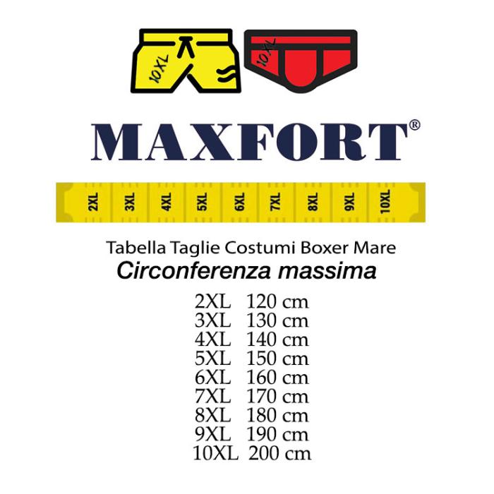 Maxfort Boxer swim shorts sea plus size man. Article Terranova white - photo 2