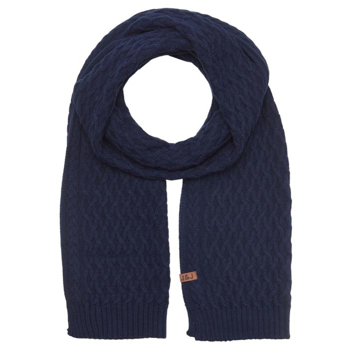Jack & Jones. men's scarf plus size man article 12193375 blue
