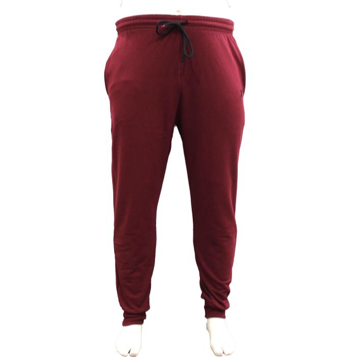 Maxfort. Men's Plus Size Tracksuit trousers art. 34850 bordeaux
