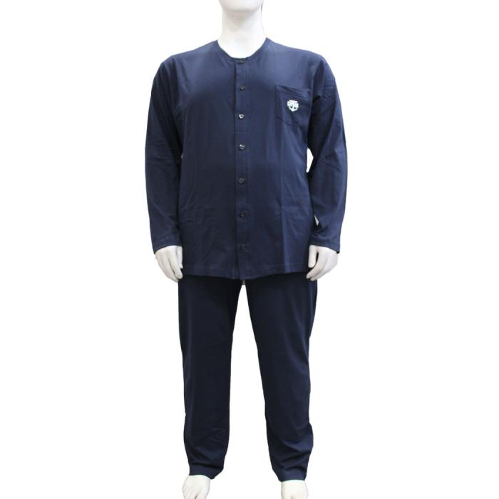 Firm 20 nodi. seraph cotton plus size men's pajamas article blu Tramontana