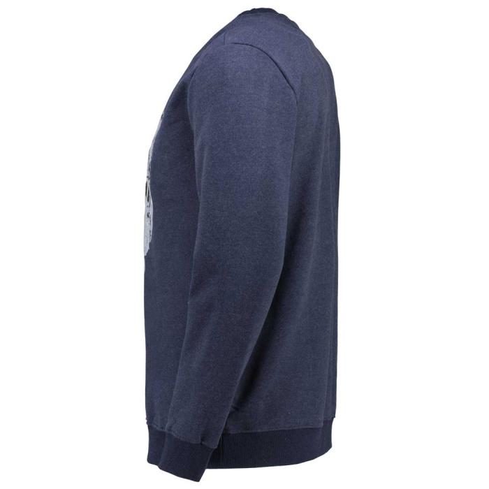 Kitaro. men's sweatshirt plus sizes article 215203 blue - photo 1