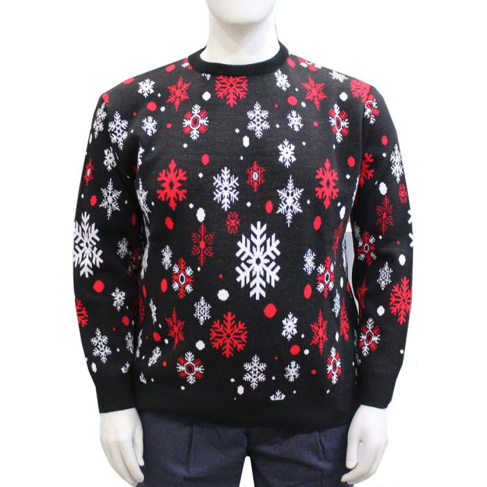 Maxfort. Sweater men's plus size article 5521 black