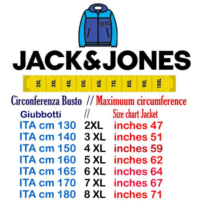Jack & Jones men's jacket plus size man article 12205347 black/grey - photo 5