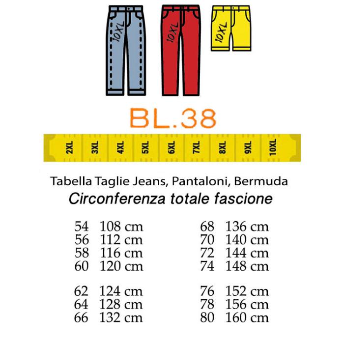 BL38.  pants   men's plus size 38960 blue - photo 4