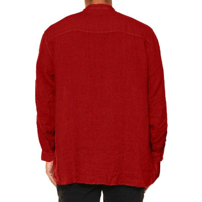 Maxfort men's long sleeve plus size shirt article lerici red - photo 2