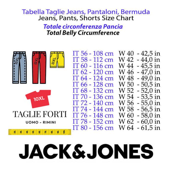 Jack & Jones men's short trousers plus size article 12169212 blue - photo 9