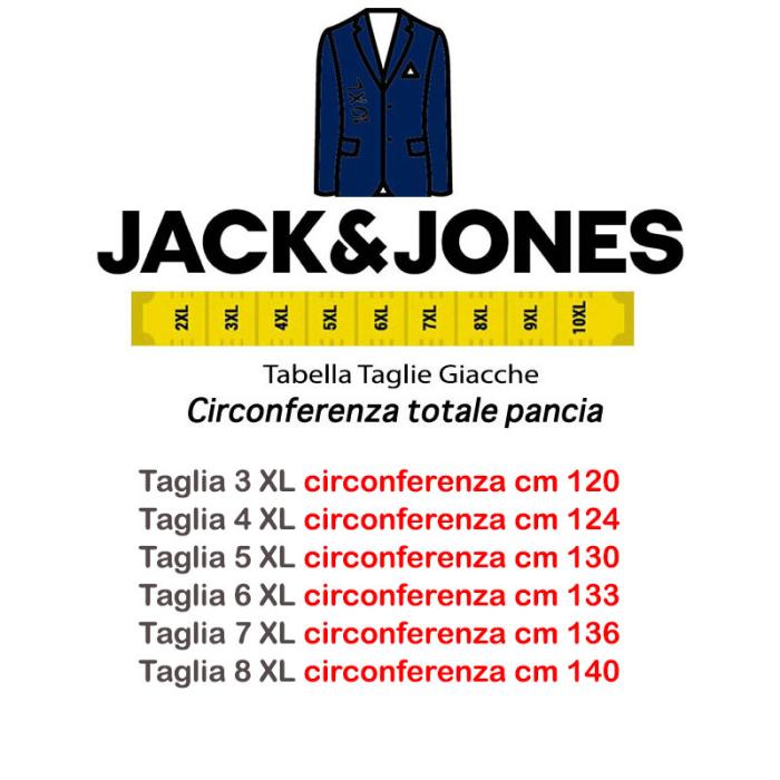 Jack & Jones jacket cardigan man plus sizes article 12195449 blue - photo 3